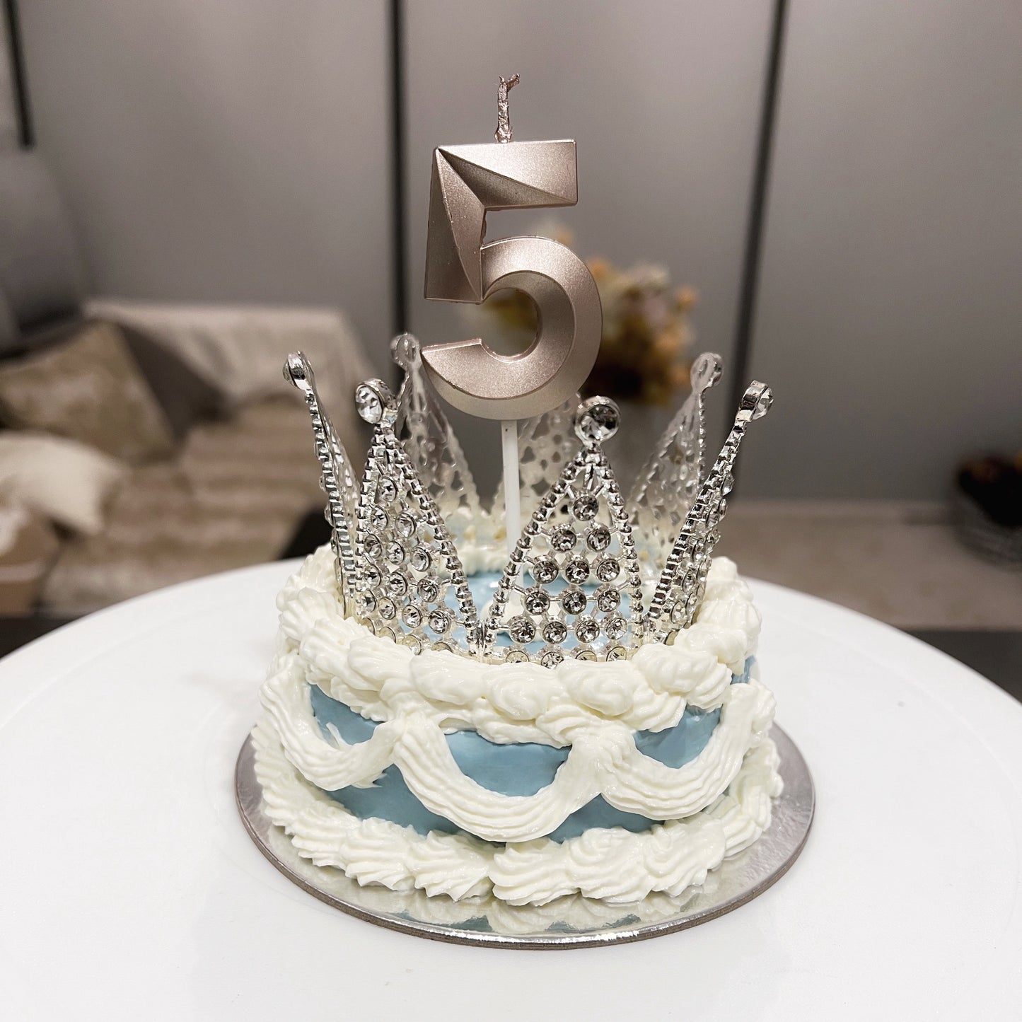 Crown Cake (No-Fat Cream Cheese Frosting)