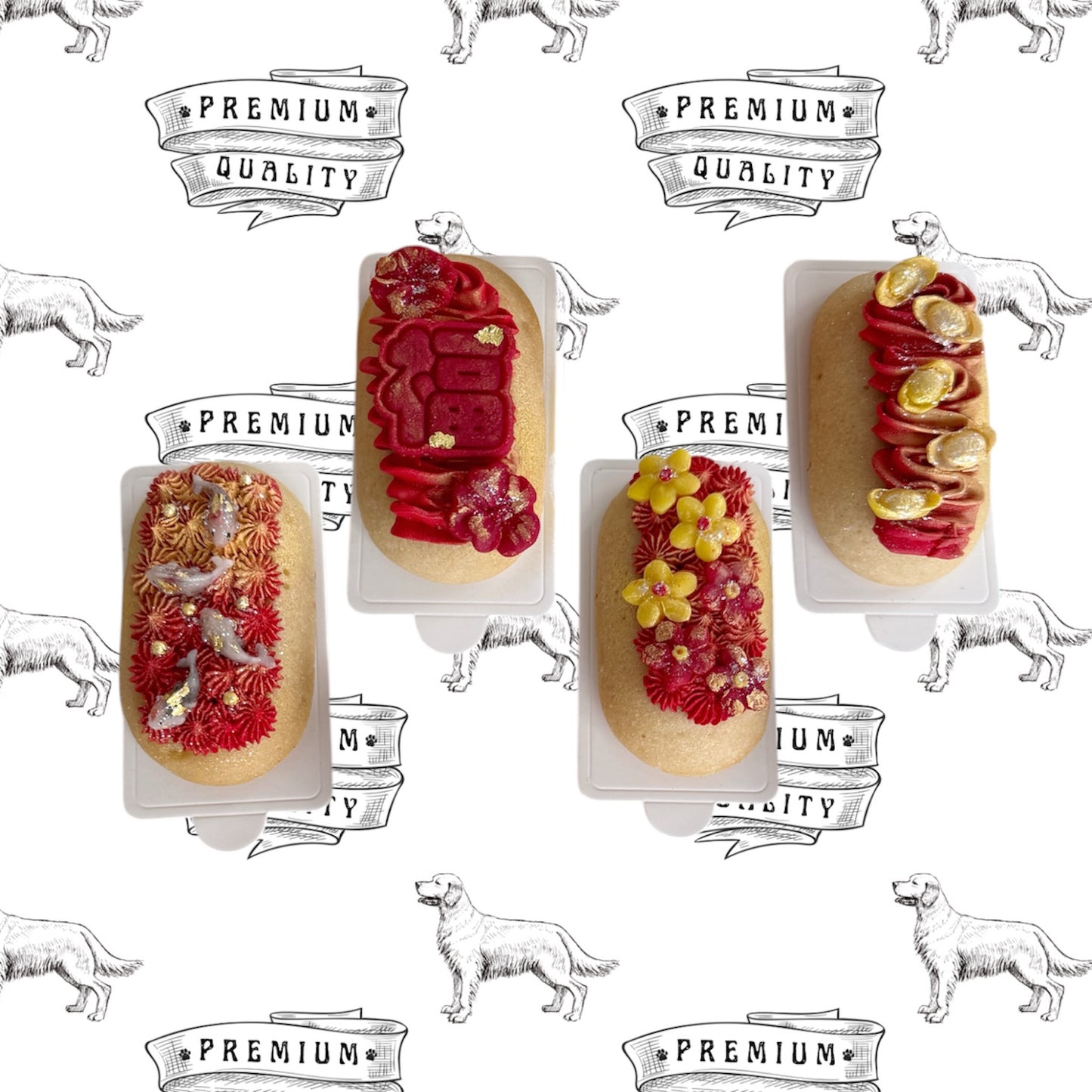 🧧 Chinese New Year Doggy Éclair Set