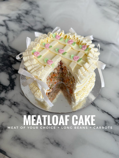 Mini Heart Cherry Cake (No-Fat Cream Cheese Frosting)