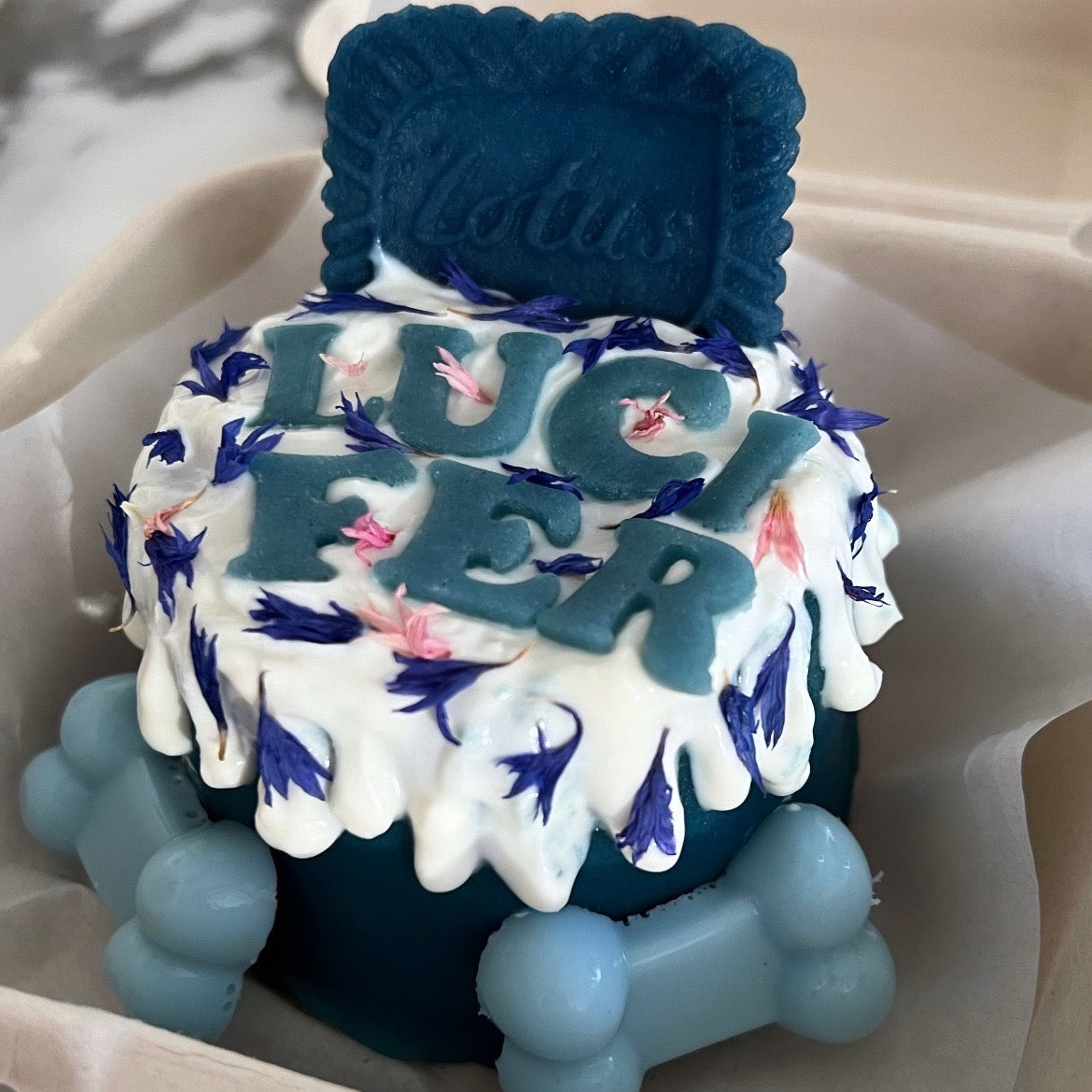 Custom Name Bento Cake (Potato Frosting)
