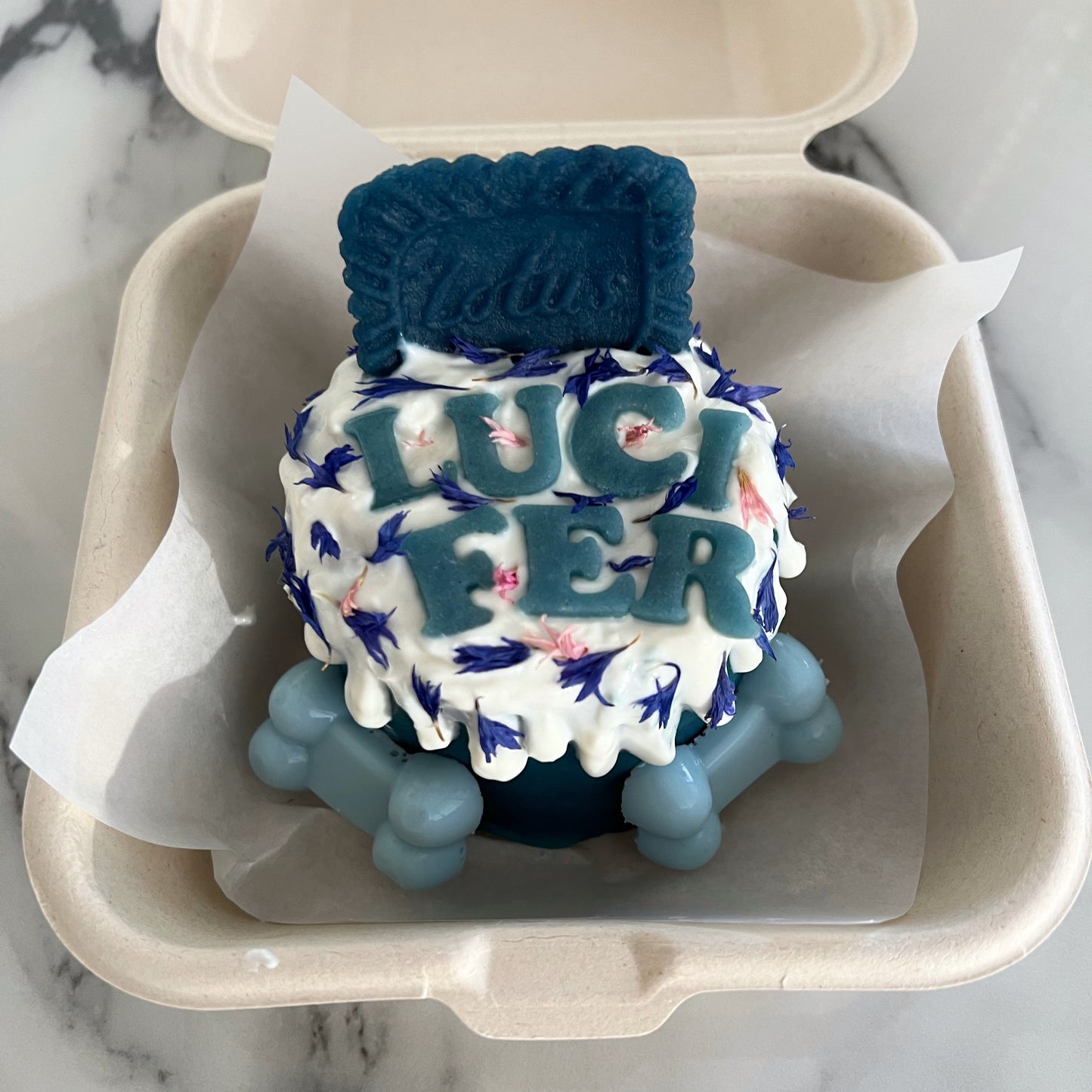 Custom Name Bento Cake (Potato Frosting)