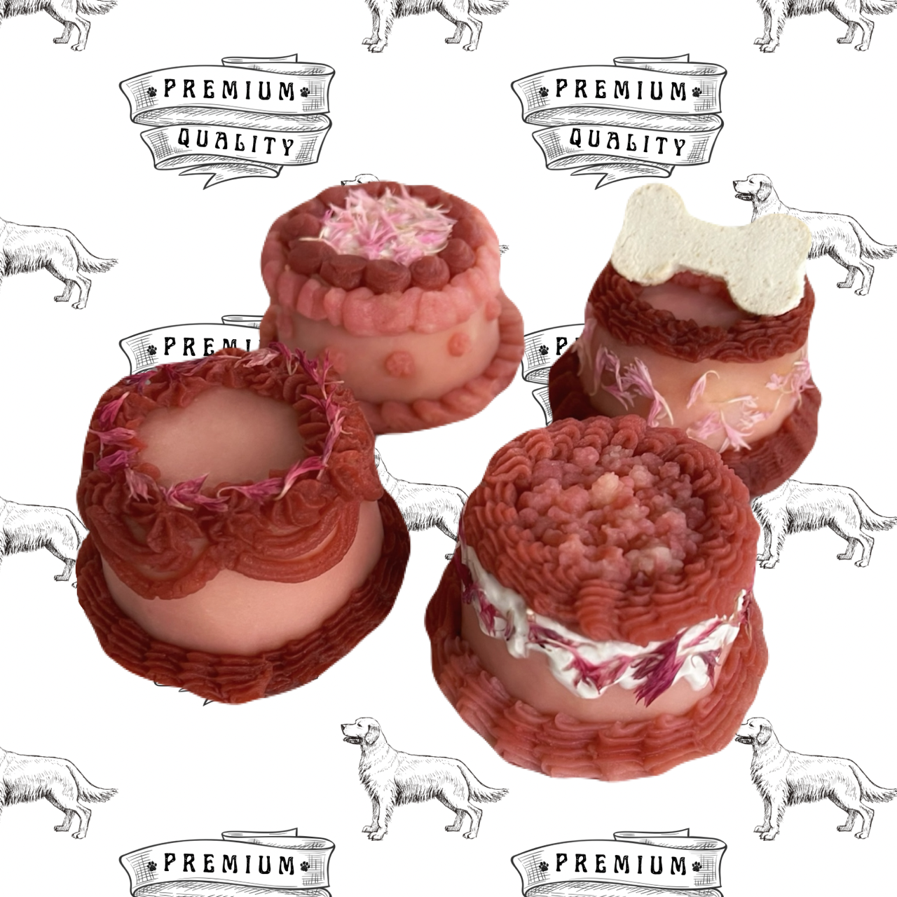 Mini Cakes 2.5" (Potato Frosting)