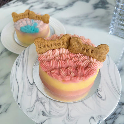 Ombré Cake (Potato Frosting)