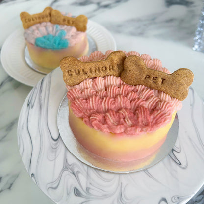 Ombré Cake (Potato Frosting)