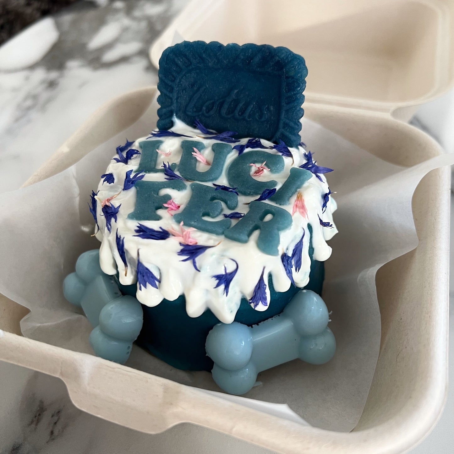 Custom Name Bento Cake (Potato Frosting)