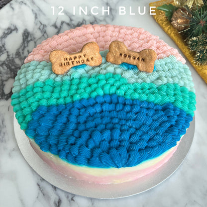 Ombré Cake (Potato Frosting)