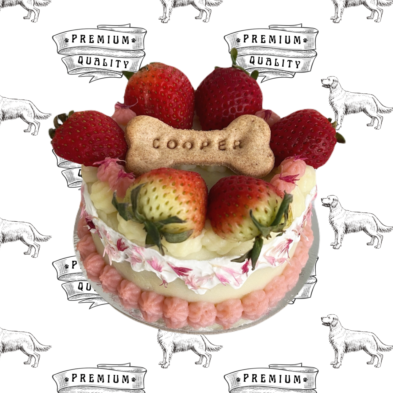 Special Strawberry Cake (Potato Frosting)